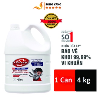 Nước rửa tay Lifebuoy can 4L chính hãng