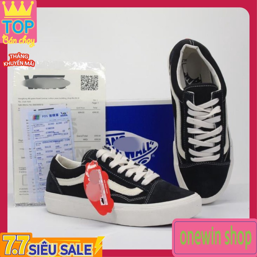 GIÀY 𝐕𝐀𝐍𝐒 VAULT OLD SKOOL MÀU ĐEN ⚡Full box bill⚡ Giày thể thao nam nữ 2021- ONEWIN SHOP