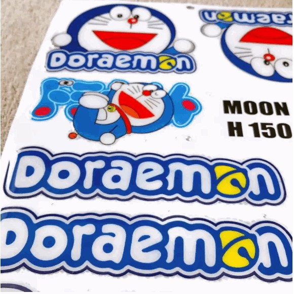 [SALE SỐC] NGUYÊN BỘ TEM NỔI DÁN XE MÁY DÁN TRANG TRÍ NHÀ CỬA HOẶC DỤNG CỤ CHO BÉ DORAEMON DOREMON MẪU H150 (SIÊU RẺ)