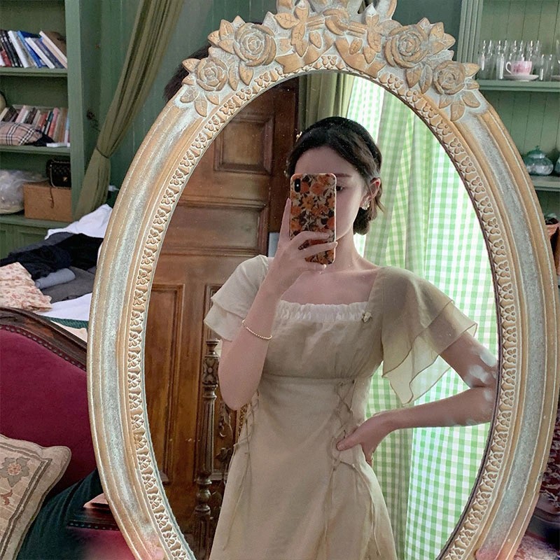 🍏🍎Đầm Tiểu Thư Phong Cách Pháp Nhẹ Nhàng🍏🍎