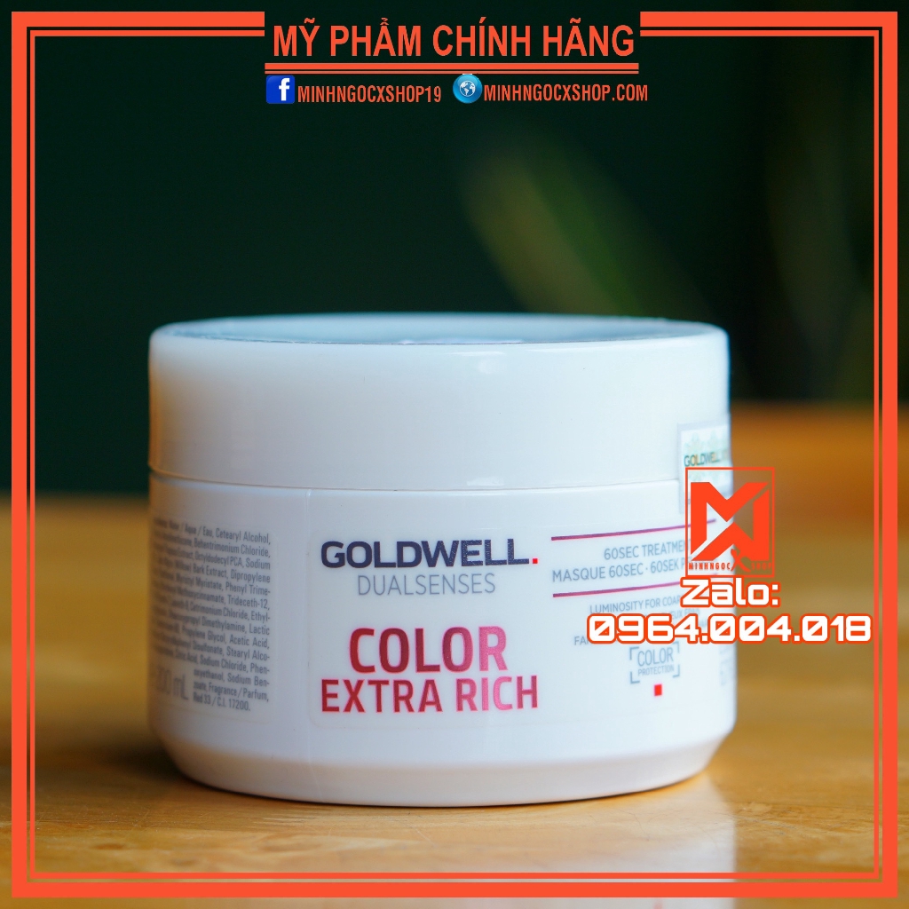 Dầu hấp 60S GOLDWELL DUALSENSES 200ml chính hãng