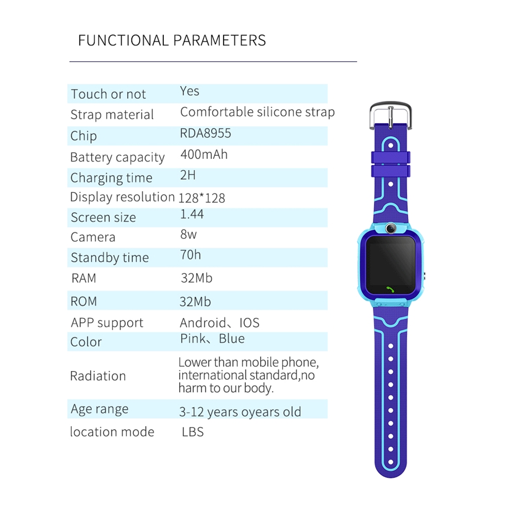 Đồng hồ thông minh chống nước có chức năng theo dõi gọi cho bé | BigBuy360 - bigbuy360.vn