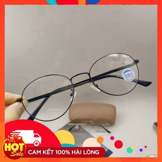 Gọng kính cận dáng tròn gọng kim loại thời trang EC05