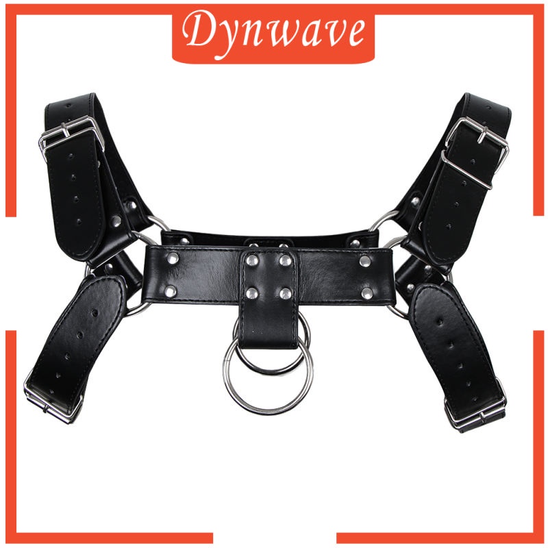 Dây Đai Da Đeo Ngực Co Giãn Có Thể Điều Chỉnh Cho Nam Prettyia