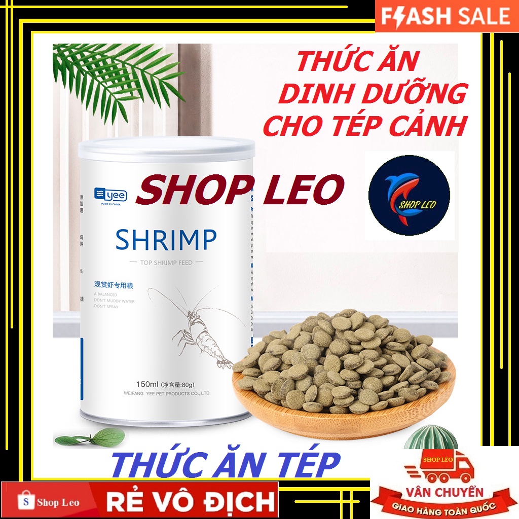 Thức Ăn Tép Cảnh Cao Cấp Từ Nhật Bản - cám cho tép cảnh - Benibachi-Bee Growns- Rau Bina - Tảo viên Spirulina - shopleo