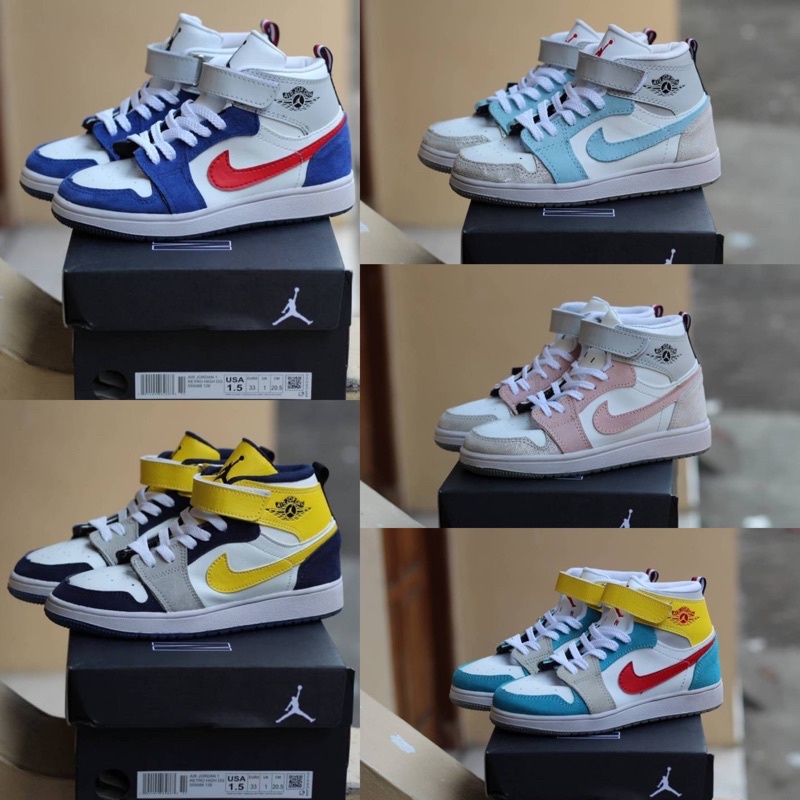 Giày sneakers Nike jordan 1 Nhập Khẩu Từ Việt Nam Chất Lượng Cao Cho Bé