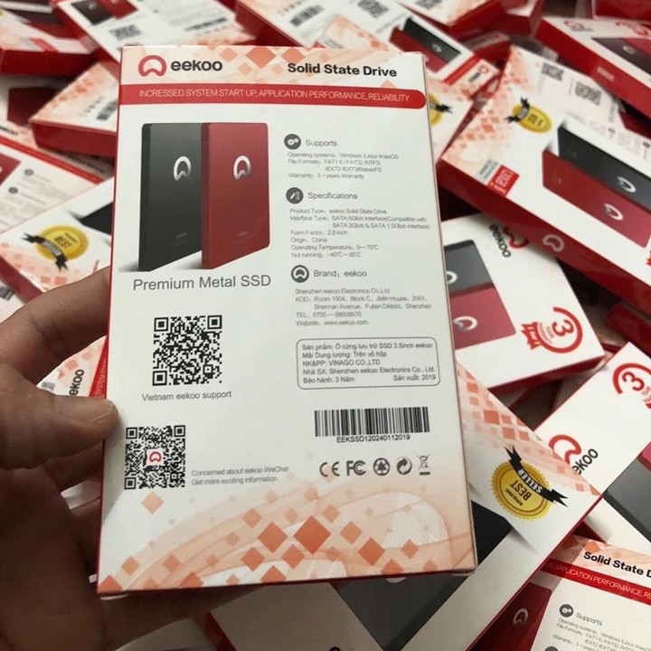 Ổ CỨNG SSD EEKOO V100 dung lượng 128G hàng chính hãng của VINAGO | BigBuy360 - bigbuy360.vn