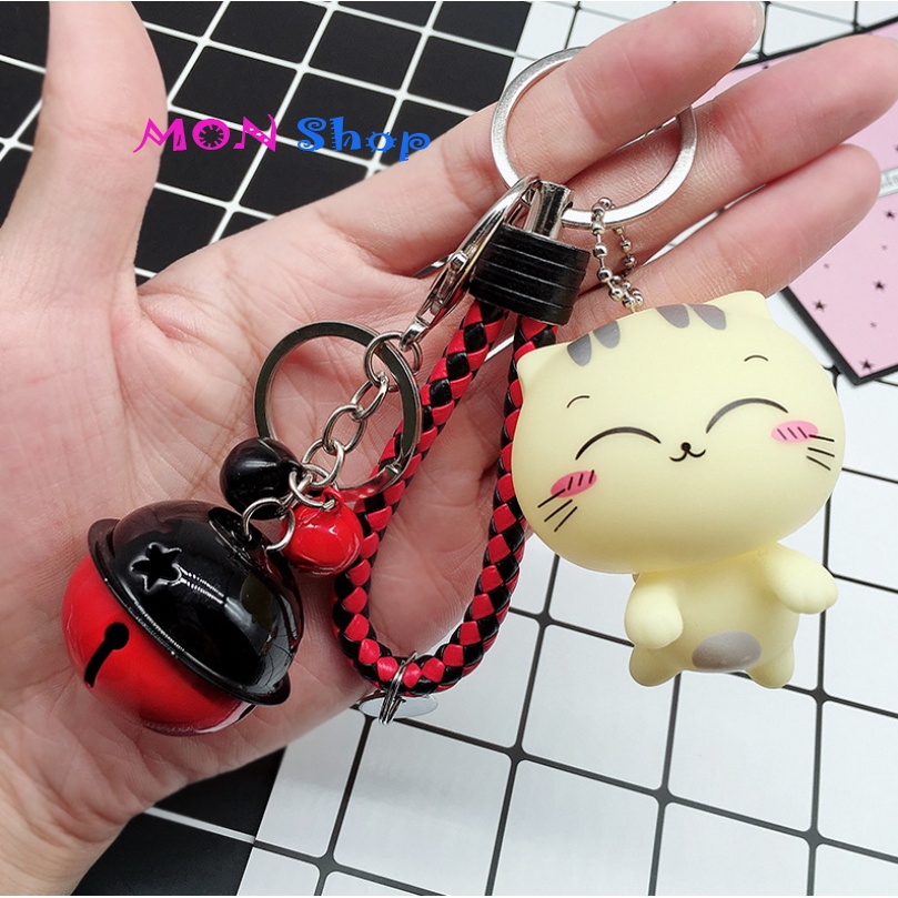 Móc khóa nhân vật hoạt hình treo balo xe máy móc khóa quà tặng lưu niệm đáng yêu