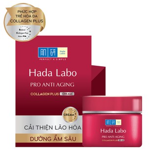 HADA LABO COLLAGEN KEM ĐỎ - DƯỠNG ẨM SÂU,CHỐNG LÃO HÓA