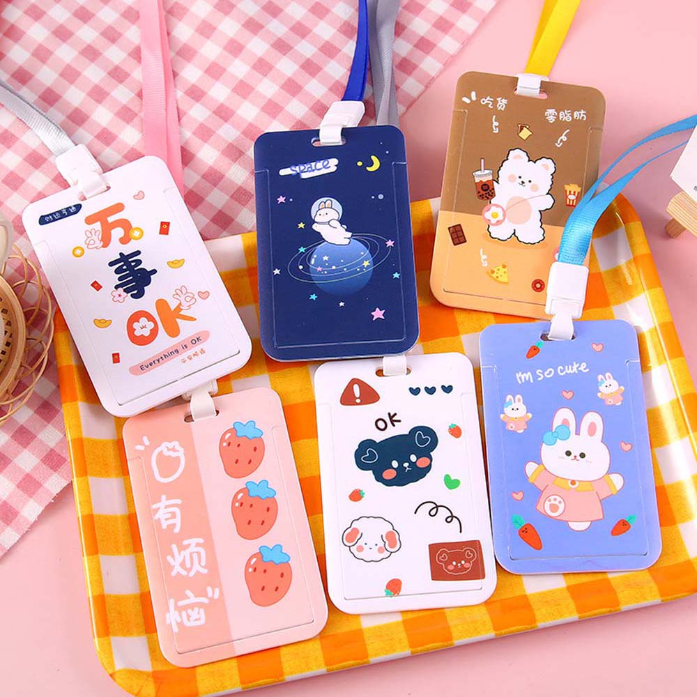 Bao da đựng thẻ họa tiết hoạt hình xinh xắn