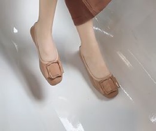 Giày bệt nơ mũi vuông