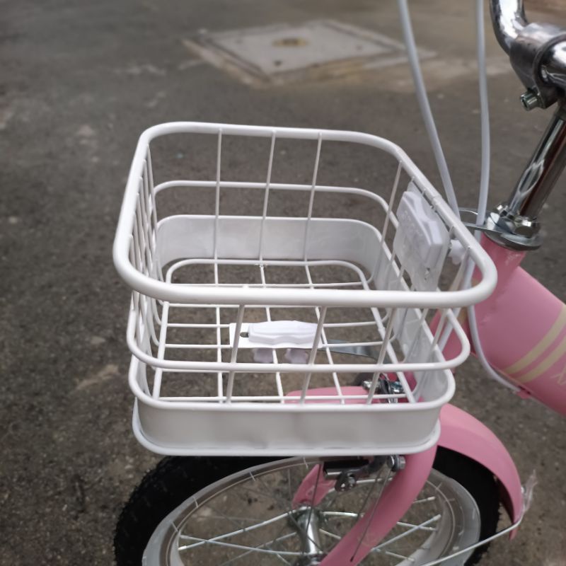 xe đạp 14inch cho bé gái 3-5 tuổi ( ảnh shop tự chụp)