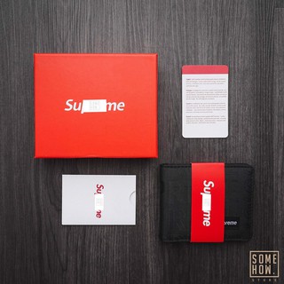 [Mã SPE72547 Hoàn 10k Shopee Xu] [🔥ẢNH THẬT] Ví Supreme Full Box Cao Cấp Logo SUP Chìm