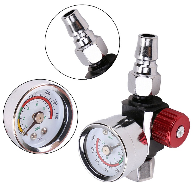 Bộ Điều Chỉnh Lưu Lượng Khí Nén Cho w / Gauge 0-140 PSI