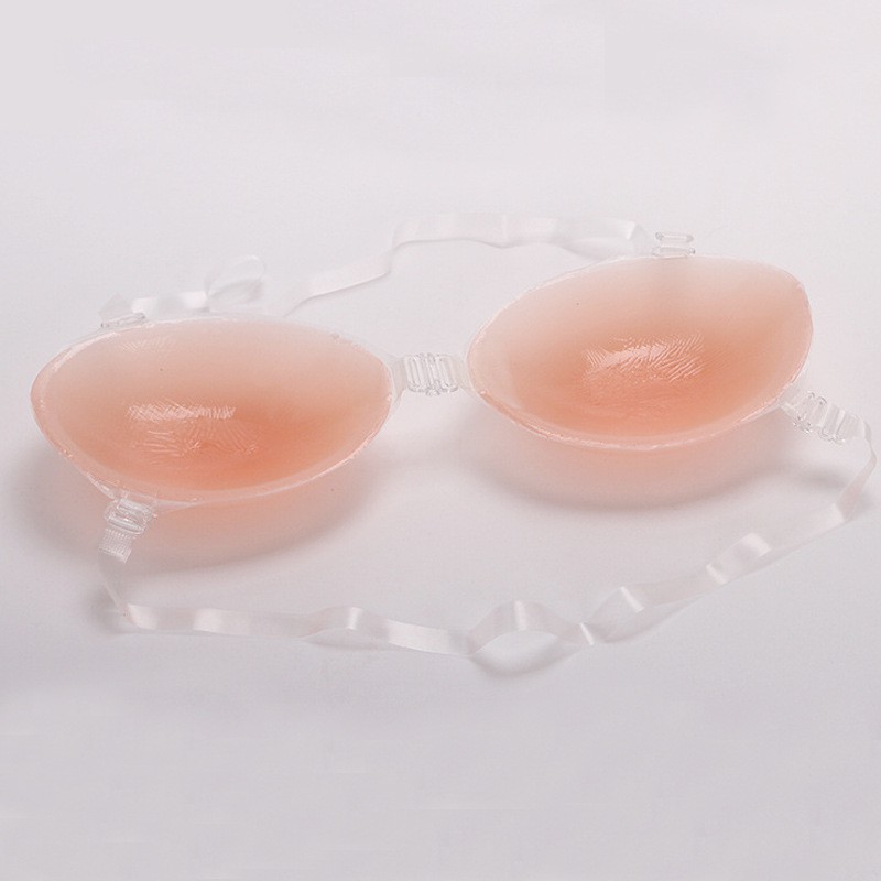 Áo Dán Ngực Siliicon, Miếng Dán Ngực Tạo Khe Cài Trước Mặc Váy Cưới Xinh Xắn ZANA BRA D4949