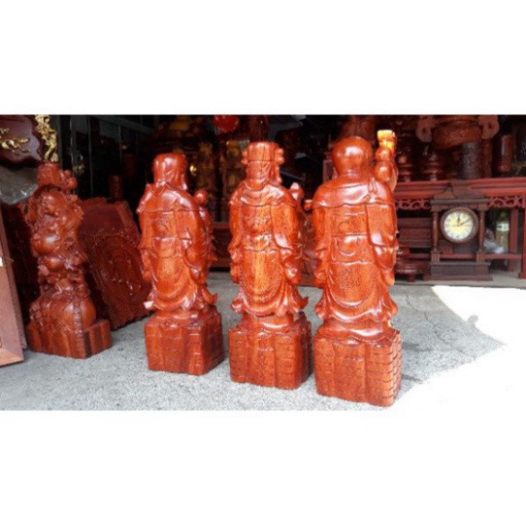 Bộ tượng tam đa Phúc Lộc Thọ gỗ hương - ĐÚNG MẪU - ĐÚNG GIÁ