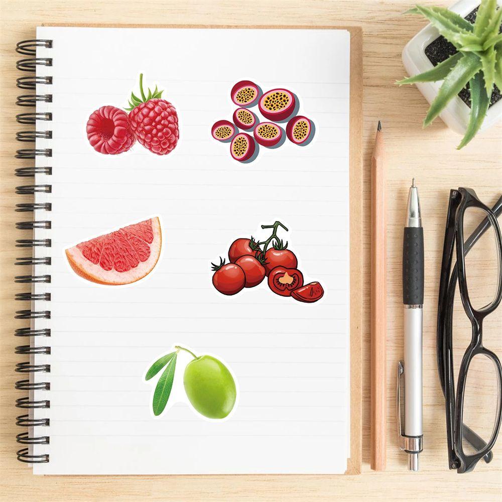 Miếng Dán Trang Trí Laptop / Ván Trượt / Notebook Hình Trái Cây Hoạt Hình Kiểu