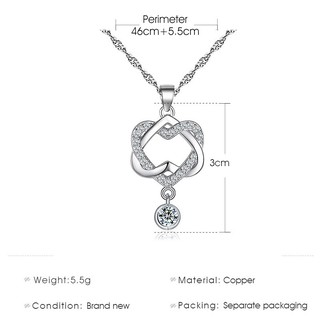 Concentric Love Pendant Necklace