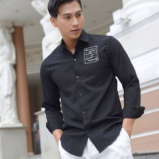 Áo sơ mi nam dài tay lụa đũi cao cấp