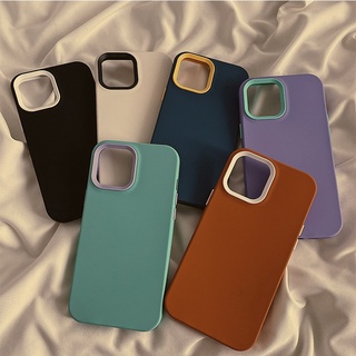 Ốp Điện Thoại Silicon Dẻo Chống Sốc 3 Trong 1 Màu Đẹp Bắt Mắt Cao Cấp Cho Iphone 14 pro 13 12 11 Pro Max X Xr 8 7 Plus