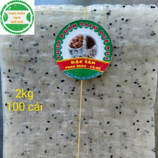 Bánh tráng Phan Rang mè đen 2kg 100 cái