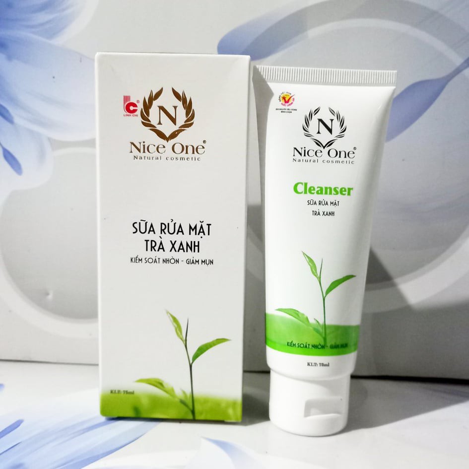 Sữa rửa mặt trà xanh kiểm soát nhờn giảm mụn Nice One Linh Chi