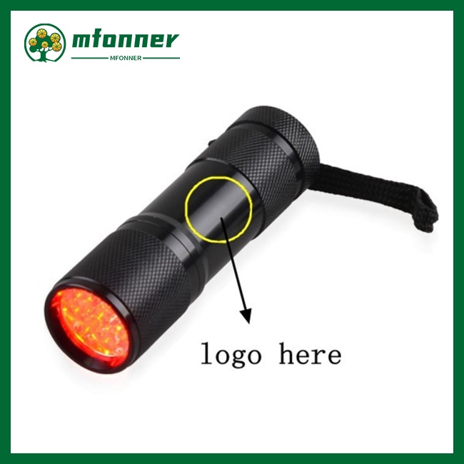 Đèn Pin Chiếu Sáng Ban Đêm 625nm Màu Đỏ