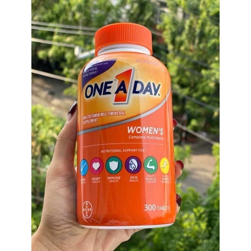 Viên uống bổ sung Vitamin tổng hợp ONE A DAY Women’s dưới 50 tuổi 300 viên