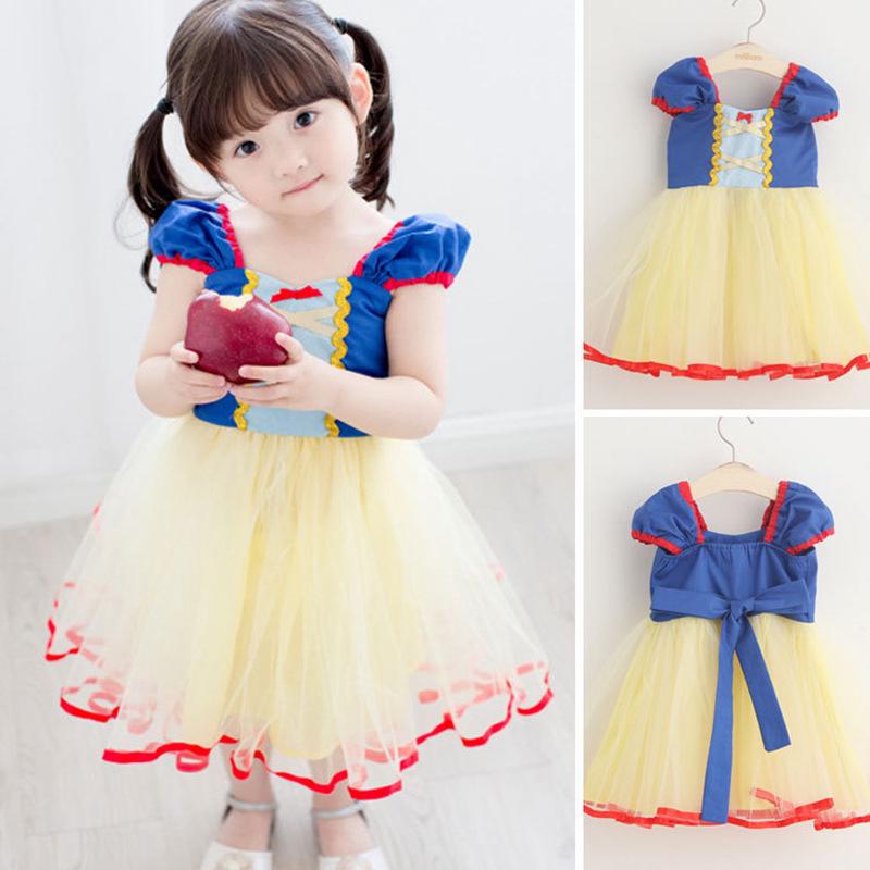 Đầm xòe công chúa Bạch Tuyết cho bé