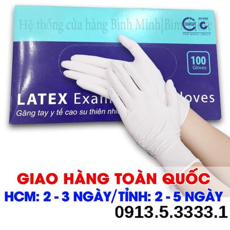 ❤️ 1 Hộp Găng tay y tế Latex-Gloves có bột ❤️