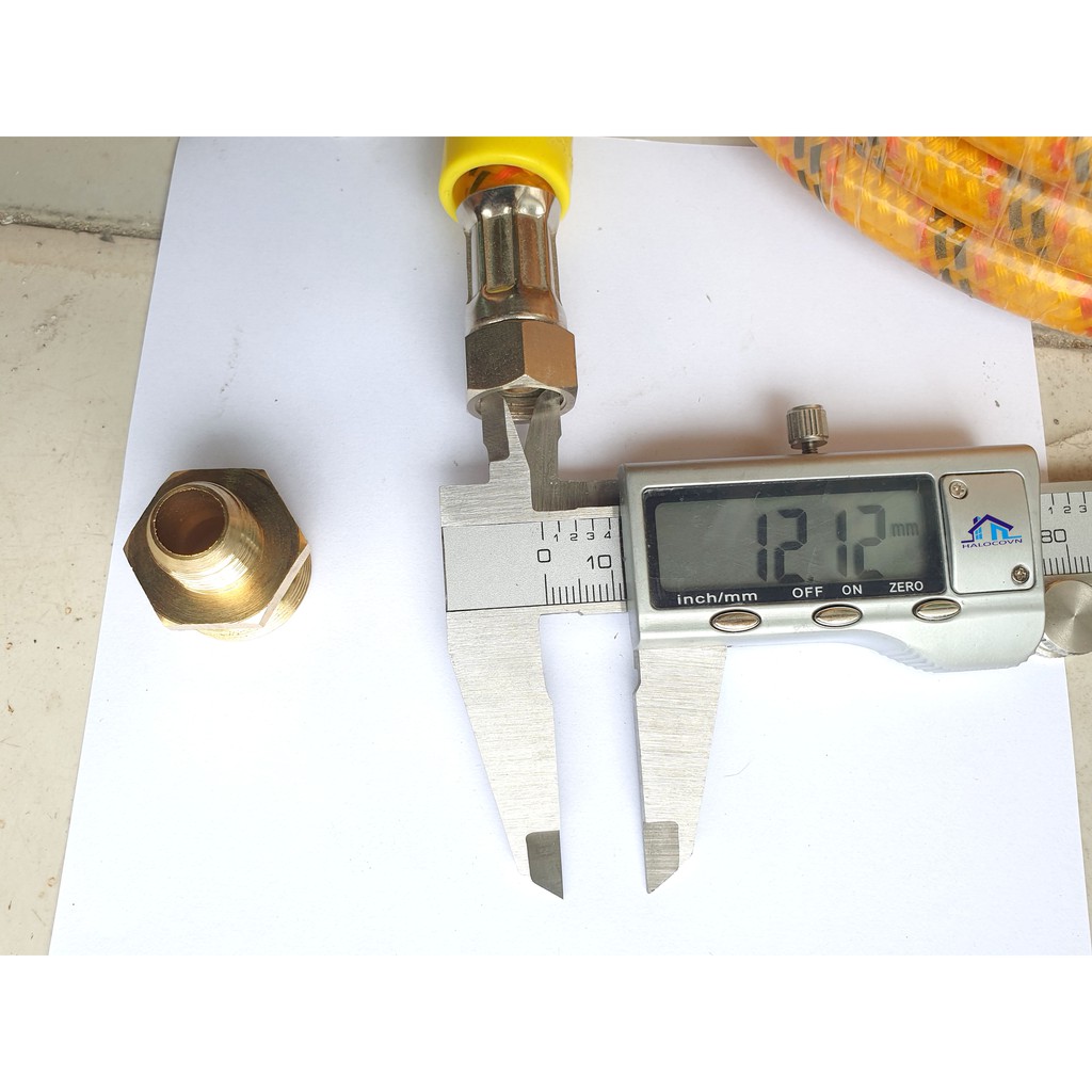 Kép đồng chuyển ren 22 sang 13 dây máy rửa xe