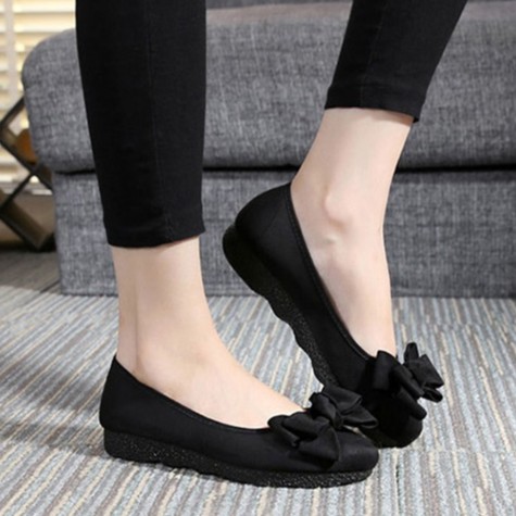 [Form rộng] Giầy búp bê nữ đính nơ dễ thương xinh xắn êm chân | BigBuy360 - bigbuy360.vn