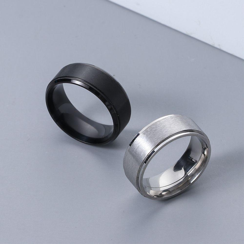 Nhẫn Cưới KAREN|Nhẫn Nam Nhiều Kích Cỡ Màu Đen