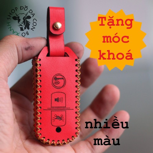 Bao da bọc chìa khóa SH 2015 da bò thật handmade thủ công