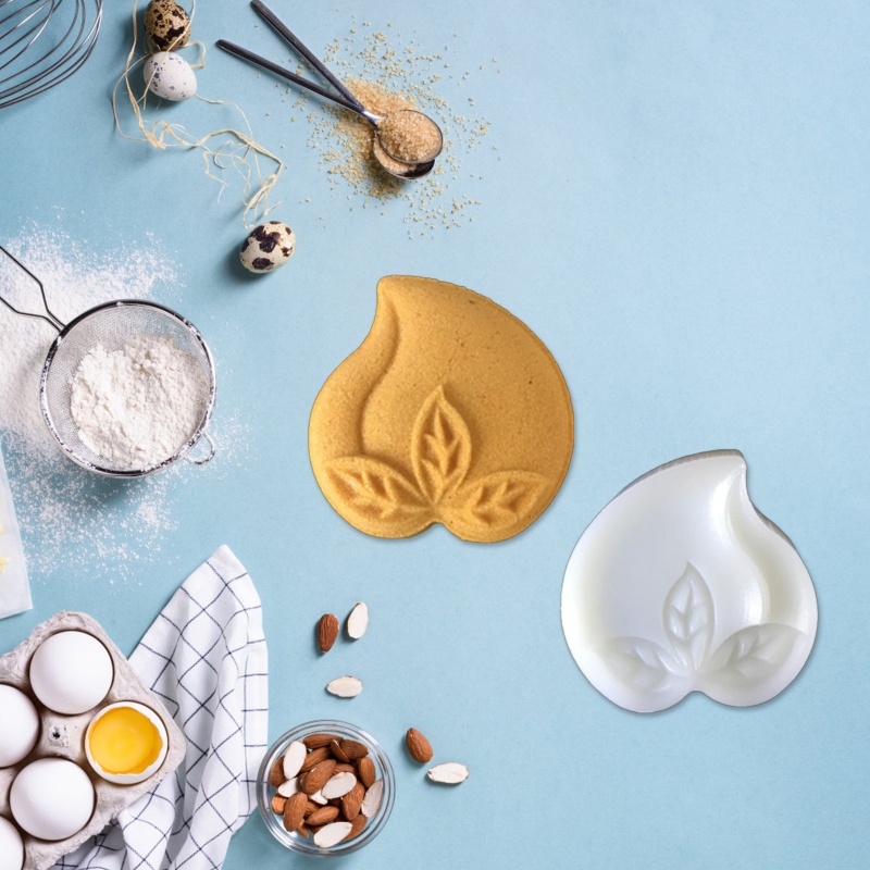 Khuôn Nhấn Làm Bánh Trung Thu Hình Hạt Đậu Xanh 30g