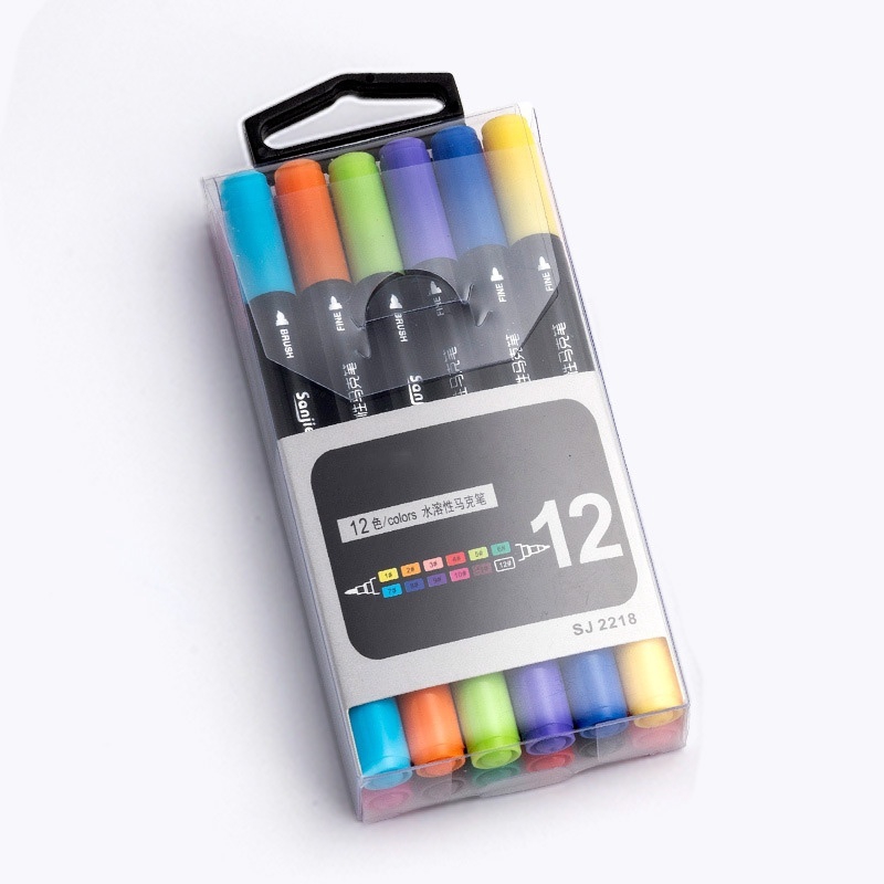 Bộ 12/18/24 Bút Lông Màu Nước