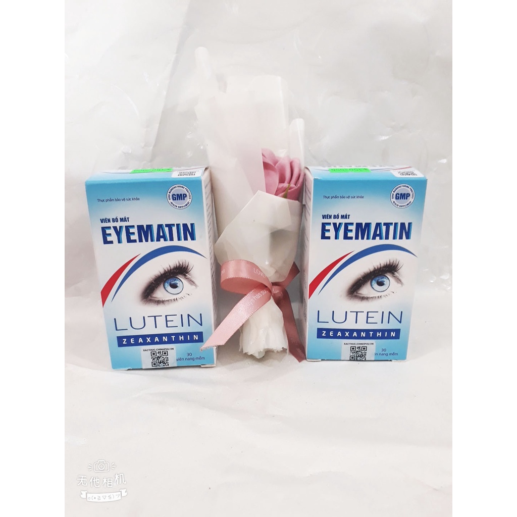 Viên bổ mắt EYEMATIN, giúp tăng cường thị lực, giảm triệu chứng cận thị, viễn thị, nhức mỏi mắt, mờ mắt, khô mắt