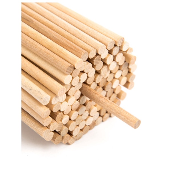 Que Gỗ Tròn Dài 30cm  làm mô hình