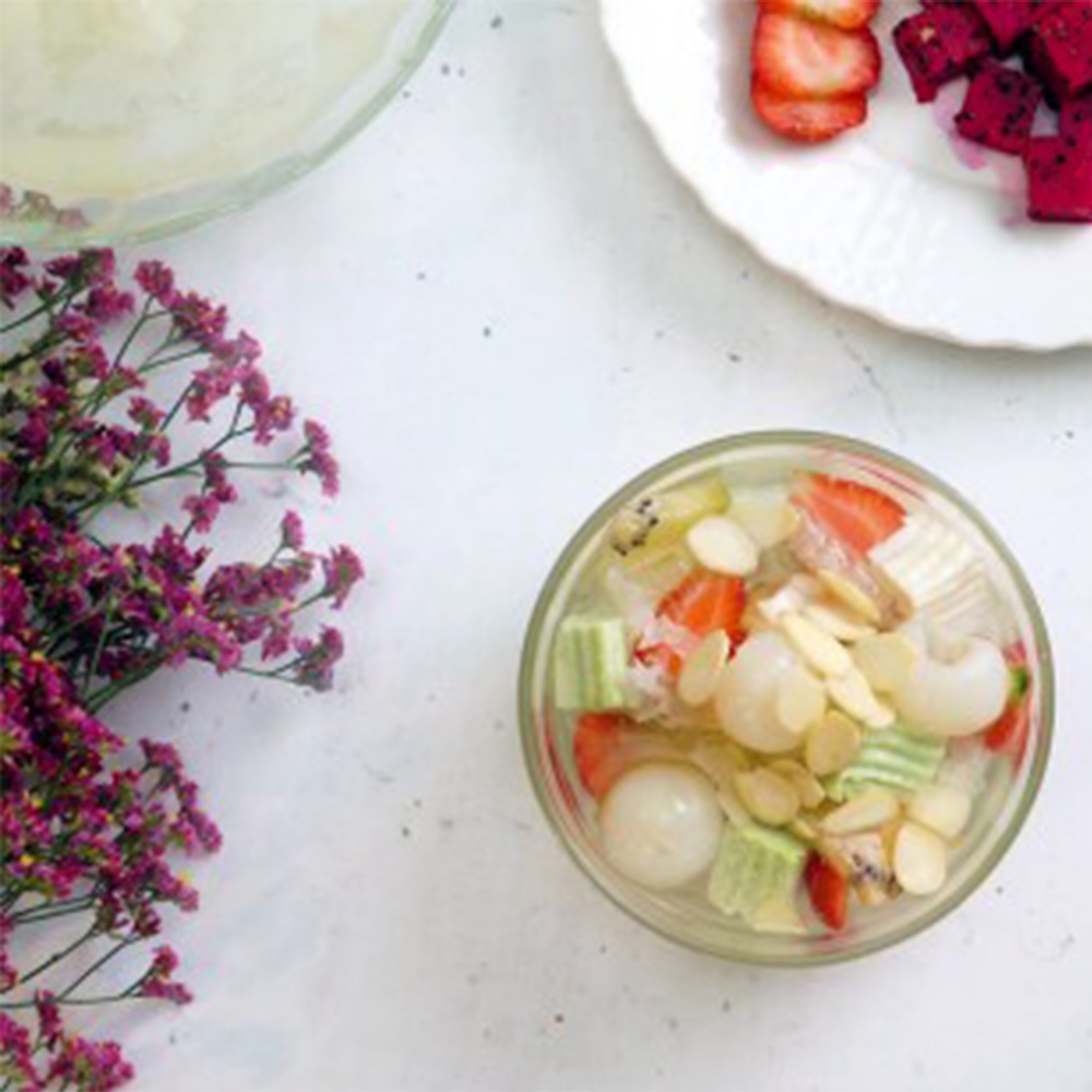 Chè Khúc Bạch Set Nguyên Liệu NHALAM FOOD 30 Chén Thơm Ngon (Kèm Công Thức)