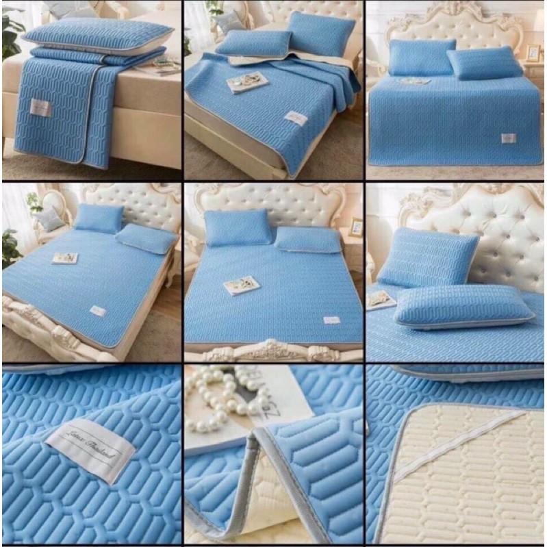 Chiếu cao su non Latex 2mx2m2 tặng kèm 2 vỏ gối nằm