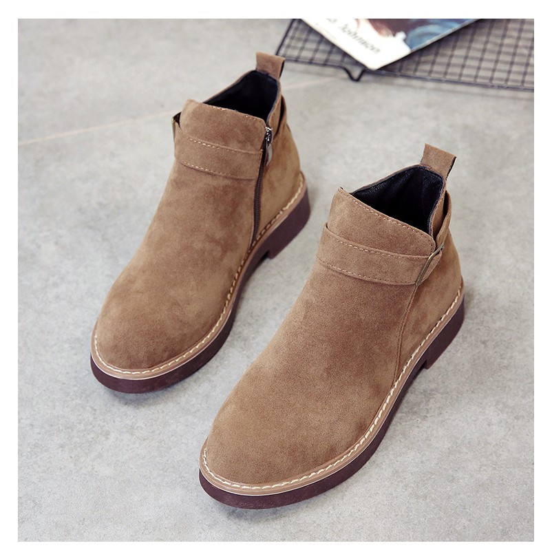 [Xả kho 3 ngày] BOOTS NỮ DA LỘN