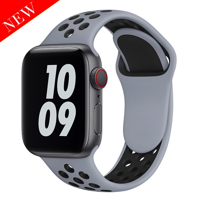 Dây đeo đồng hồ thể thao dành cho iWatch Watch Series 1 2 3 4 5 6 SE 7 8 42mm 44mm 40mm 38mm 41mm 45mm ultra 49mm