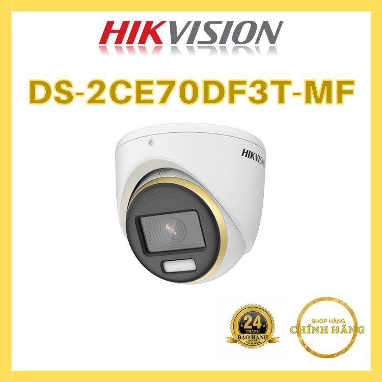 Camera HDTVI ColorVu Hikvision DS-2CE70DF3T-MF - 2MP