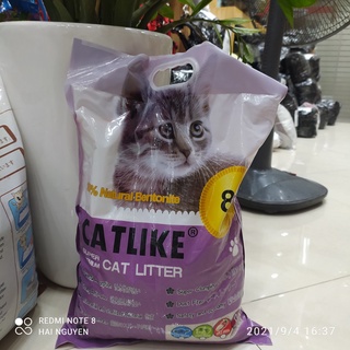 Hàng chính hãng - Cát vệ sinh mèo Cat Like cá đẤt sét cho mèo - 8L (VS3.2) TATAPET