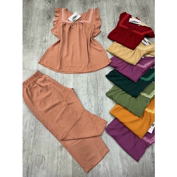 Đồ bộ mặc nhà nữ vải mát mặc hè được chọn mầu, đồ bộ trung niên bigsize vải mát | BigBuy360 - bigbuy360.vn