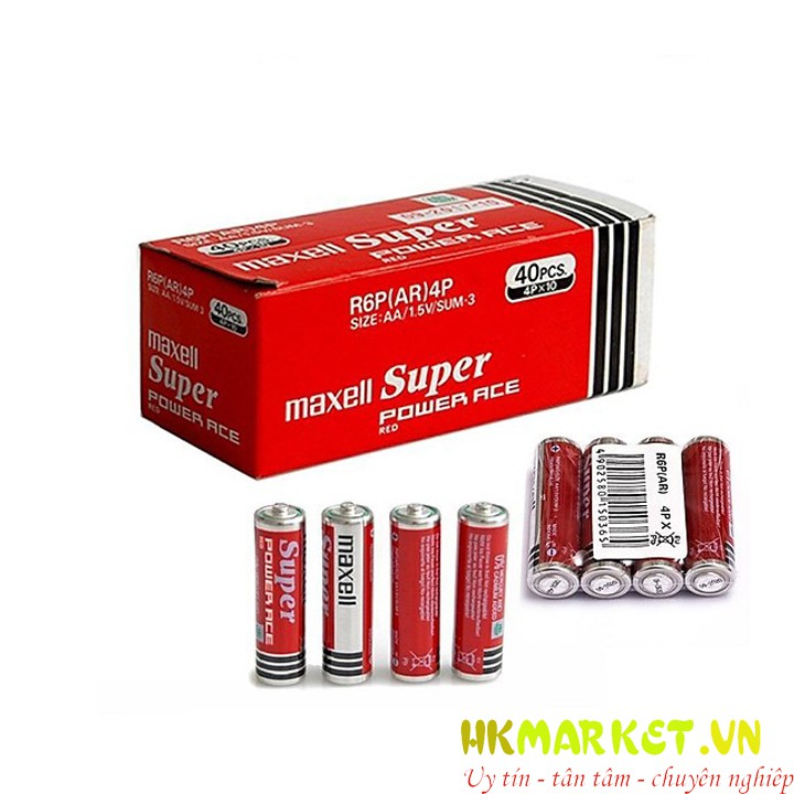 Hộp 40 viên pin tiểu (2a - 3a) Maxell