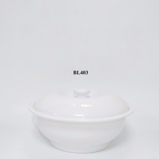 Bộ thố cơm melamine Thái Lan màu trắng