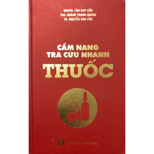 Sách - Cẩm nang tra cứu nhanh thuốc