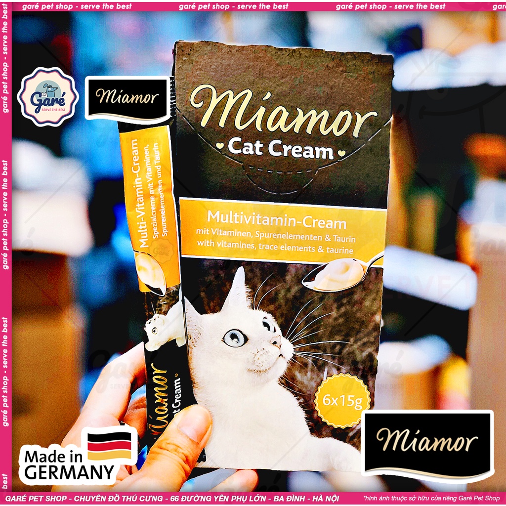 Súp Miamor bổ sung Vitamin cho Mèo Garé Pet Shop - Miamor Cat Snack Multi-Vitamin Cream