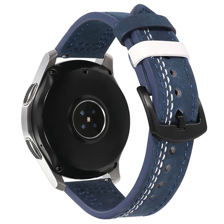 Dây Đeo Bằng Da Cho Đồng Hồ Thông Minh Samsung Galaxy Watch 4 / Classic / Active 2 46Mm / 42Mm / 40Mm / 44Mm / 44Mm / GTR4 GTS 4 / 2 / 3 / Mini 20Mm 22Mm